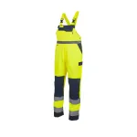 T&ouml;&ouml; poolkombinesoon Sara Workwear Drogowiec 11320-27, sinine v./kollane v./hall v., L suurus