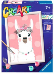 Maalimine numbrite j&auml;rgi Ravensburger CreArt Paint by Numbers - No Drama Llama, mitmev&auml;rviline