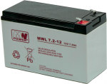 UPS aku MPL Power Elektro MWL 7.2-12, 7.2 Ah