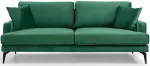 Diivan Hanah Home Papira 560ARE1319, roheline v., 205 x 90 cm x 88 cm