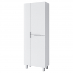 Eraldi seisev vannitoakapp Domoletti SU60DL-3, valge v., 32 cm x 60 cm x 172 cm