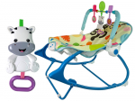 Beebi kiiktool Lean Toys Infant To Toddler Rocker, sinine v./mitmev&auml;rviline