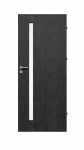 Siseukseleht Domoletti SIMI, parempoolne, antratsiit tamm v., 203.5 x 74.4 x 4 cm