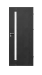 Siseukseleht Domoletti SIMI, parempoolne, antratsiit tamm v., 203.5 x 64.4 x 4 cm