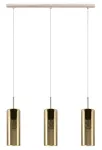 Valgusti rippuv Eglo Selvino 98697, E27, 3 x 15 W, kuldne v. / satiin nikkel v.