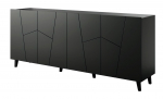 Kummut Cama Meble Etna, must v., 82 cm x 42 cm x 200 cm