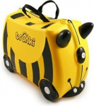 Laste kohver Trunki Bernard, must v./kollane v., 18 l, 46 x 20.5 x 31 cm