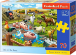 Pusle Castorland Life On The Farm 342941, 29 cm x 40 cm, 70 tk, mitmev&auml;rviline