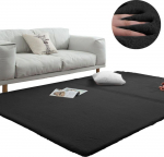 Vaip sise Strado Rabbit, must v., 150 cm x 100 cm