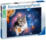 Pusle Ravensburger Space Cats 174393V, 60 cm x 80 cm, 1500 tk, mitmev&auml;rviline
