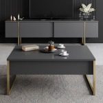 Elutoa m&ouml;&ouml;blikomplekt Kalune Design Luxe, sise, antratsiit v./kuld v.