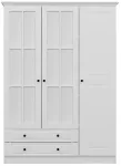 Riidekapp Kalune Design Kale 3 Mebran Kapak 190, valge v., 52 cm x 135 cm x 190 cm