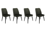 Toolide komplekt Kalune Design Alfa 432 V4 974NMB1554, matt, must v./khaki v., 49 cm x 50 cm x 90 cm, 4 tk
