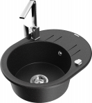 K&ouml;&ouml;givalamu Mexen Kevin, graniit, 58.6 cm x 45.8 cm x 18 cm, must/kroom