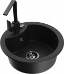 K&ouml;&ouml;givalamu Mexen Diego 6512-77-670300-70-B, graniit, 48.8 cm x 48.8 cm x 16.7 cm, must