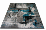 Vaip sise Fruzan 08, must v./hall v./t&uuml;rkiissinine v., 300 cm x 200 cm
