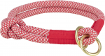 Kaelarihm koertele Trixie Soft Rope, punane v./beež v., 500 mm x 10 mm, L