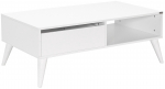 Kohvilaud Kalune Design SHP-655-DD-1, valge v., 110 cm x 65 cm x 42 cm
