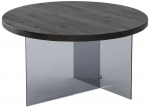 Kohvilaud Kalune Design Serenity, antratsiit v./tumehall v., 70 cm x 70 cm x 40 cm
