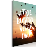 Reproduktsioon Artgeist A True Love Story Never Ends, m-c-0334-b-a, 20 cm x 30 cm