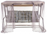 Aiakiik Patio Celebes Plus, kollane v./hall v., 220 cm x 134 cm x 157 cm