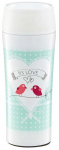 Termostass Ambition Love Its Love, 0.4 l, sinine v./valge v./roosa v.