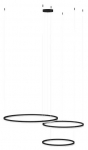 Valgusti rippuv AZzardo Halo AZ5349, LED, 3000 - 6000 &deg;K, 1 x 180 W, must v.