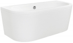 Vann, teisaldatav Besco Volya, 140 cm x 75 cm x 60 cm, valge/kroom