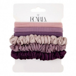 Juuksekumm ECarla Gum153fio, mitmev&auml;rviline, 6 tk