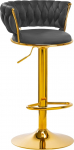 Baaritool 4Rico QS-B313a, kuldne v./hall v., 42 cm x 55 cm x 80 - 100 cm