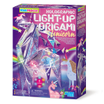 Paberkujukeste valmistamise komplekt, &uuml;kssarvik 4M KidzMaker Light Up Origami, violetne v.