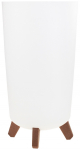 Lillepott Gracia Tubus Slim DGTL200-S449, plastik, 19.5 cm x 19.5 cm, pruun/valge