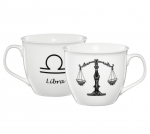 Tass Ambition Zodiac Libra, valge v./must v., 0.55 l