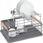 N&otilde;udekuivatusrest King Hoff KH-1797, 43 cm x 32 cm x 27 cm, plastik/roostevaba teras/puit, hall v.