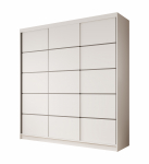 Riidekapp ADRK Greta, valge v., 200 cm x 58 cm x 215 cm