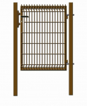 Segmentt&auml;idisega v&auml;ike v&auml;rav Garden Center RAL8017, 100 cm x 123 cm, pruun v.