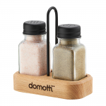 Soola - pipratoosi komplekt Domotti Temis Square, must v., 12 cmx6.5 cm