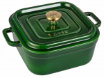 Emailitud malmpott Zyle ZY08GKI, 24 cm, 4.5 l, roheline v.
