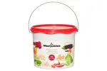 Toidu&auml;mber Marjukka 631715, 5 l, valge v./punane v.