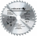 Saeketas H&ouml;gert HT6D789, 255 mm x 30 mm