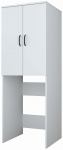 Kapp pesumasina kohal Kalune Design KD110 - 3192, valge v., 62.5 cm x 65 cm x 181.8 cm
