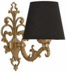 Valgusti seinale Opviq Claire, E27, 1 x 40 W, must v.