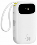 Akupank Baseus EnerFill FC31 Qpow 3, 20000 mAh, 45 W, valge v.