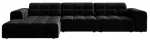 Nurgadiivan Cosmopolitan Design Chicago Venus 2923, must v., vasak, 167 x 294 cm x 78 cm