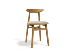 Toolide komplekt Cosmopolitan Design Bony Velvet, matt, pruun v./beež v., 47 cm x 44 cm x 80 cm, 2 tk