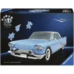 3D-pusle Ravensburger Iconics Cadillac Eldorado Brougham, 27.2 cm x 9.8 cm, 174 tk, sinine v.