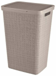 Pesukast Curver Jute, 58 l, beež v., 43 cm x 34 cm x 60 cm