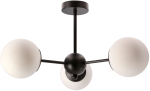 Valgusti lagi Candellux Lighting Calari 33-37459, E14, 3 x 40 W, valge v. / must v.