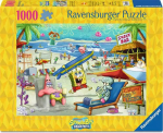Pusle Ravensburger Spongebob SquarePants, 70 cm x 50 cm, 1000 tk, mitmev&auml;rviline