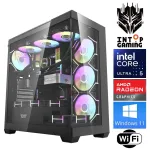 Statsionaarne arvuti Intop RM92696WH Intel Ultra 5 245KF, DDR5 64 GB, SSD+HDD 1 TB 2 TB, AMD Radeon RX 9060 XT 16 GB GDDR6, Windows 11 Home